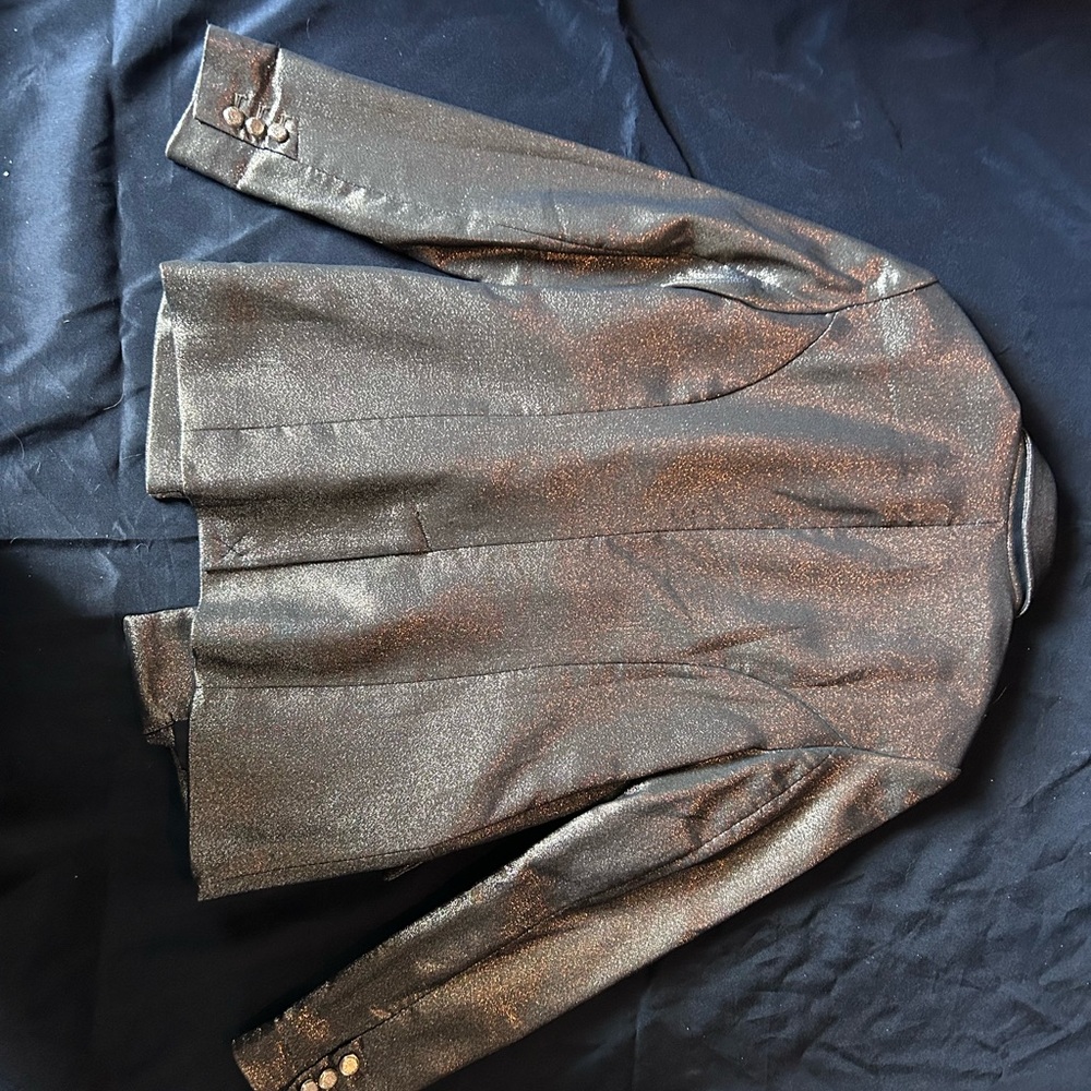 Bronze Gold Shimmer Blazer - Picture 9 of 9